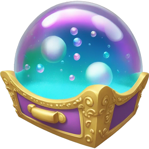 Glittery 3D like bubble effect 𓂺THE MAGIC BOX✨ emoji