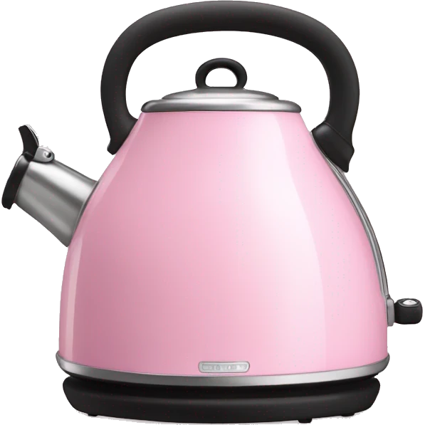 Pink smeg kettle  emoji