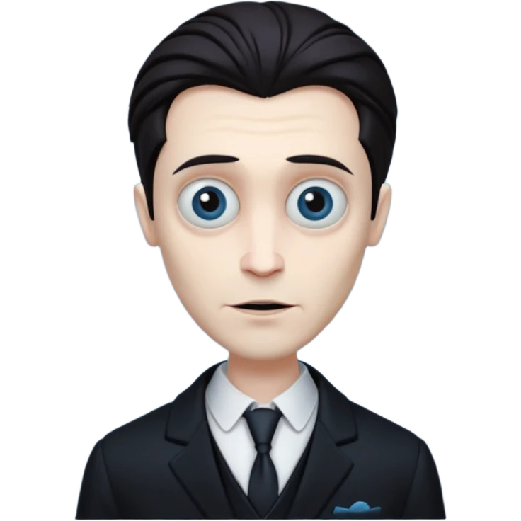 Victor Van Dort from Corpse Bride  head emoji