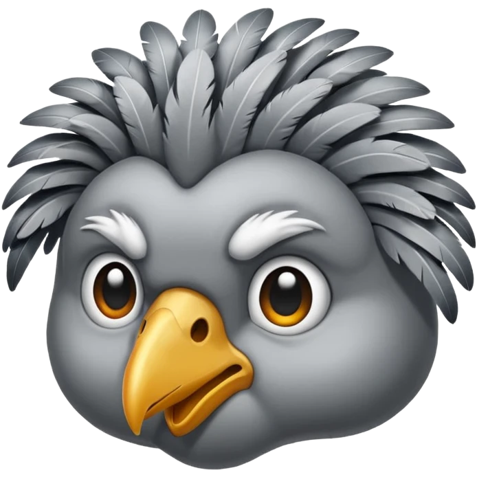 Bird brain  emoji