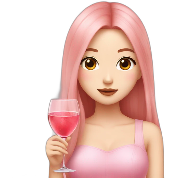 Rosé de blackpink  emoji