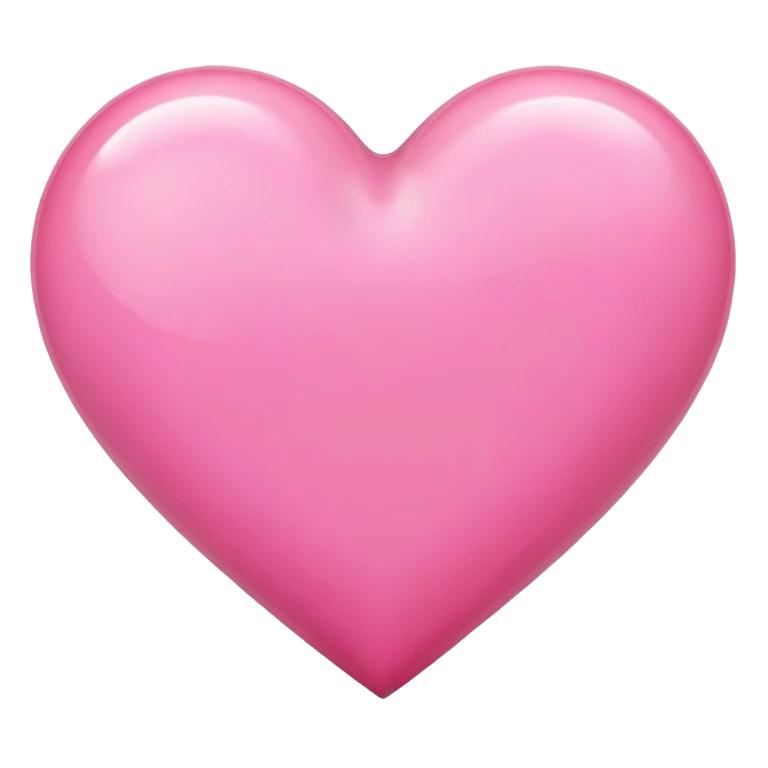 Pink heart emoji