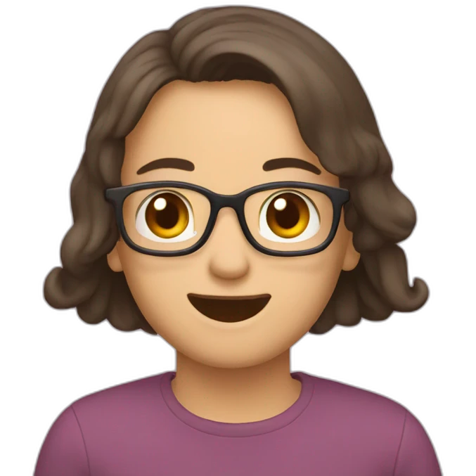 V and b emoji