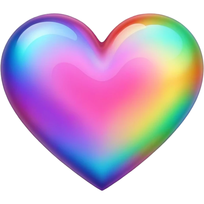 heart full of rainbow colors emoji