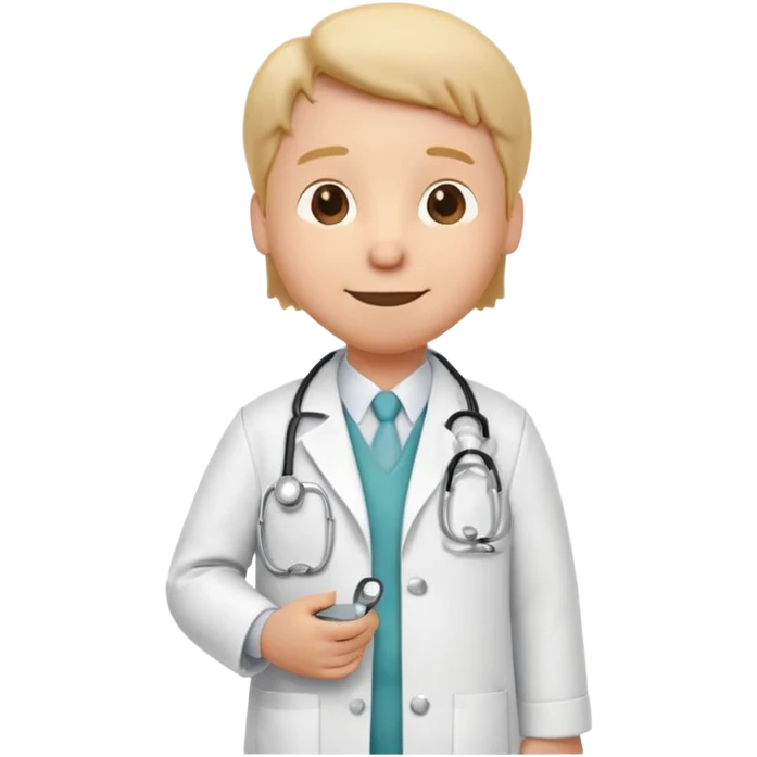Snoopy in a doctor uniform emoji