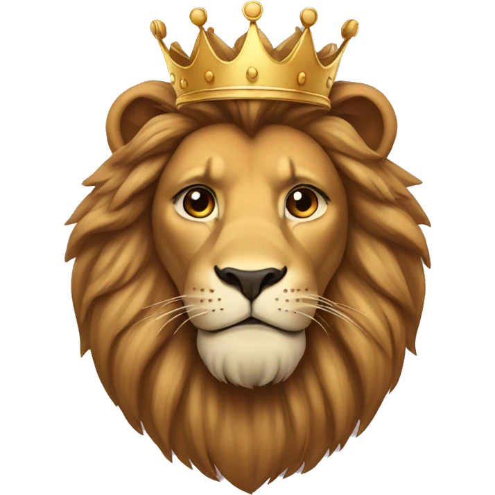 lion with crown emoji