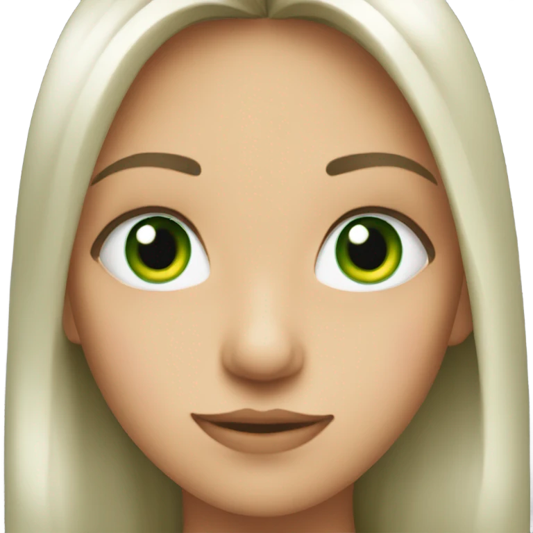 Me with green eyes emoji
