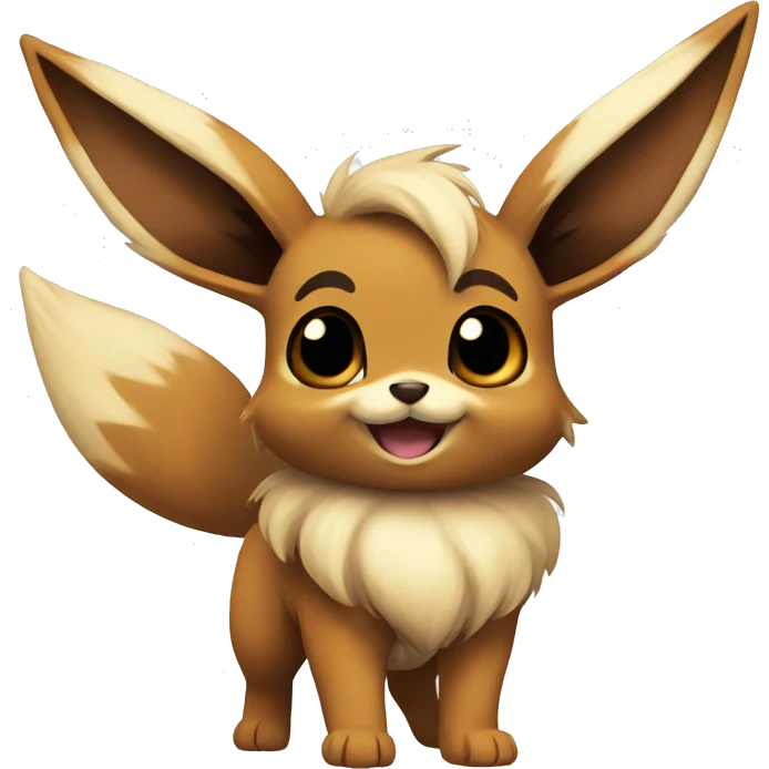 Happy eevee emoji