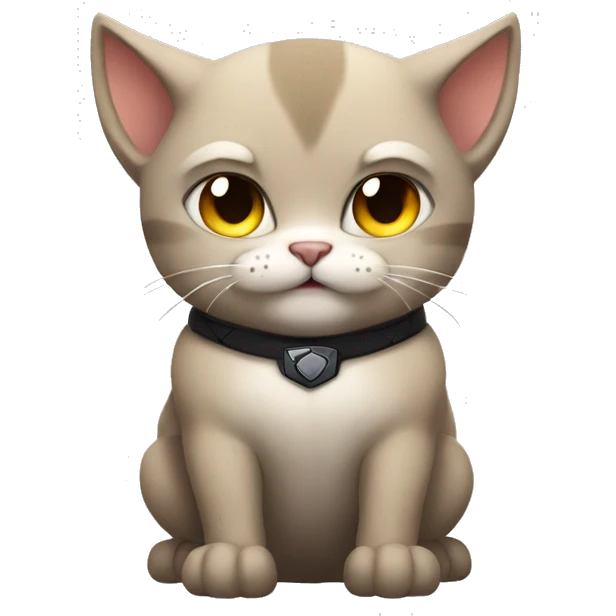 Buff superhero cat emoji