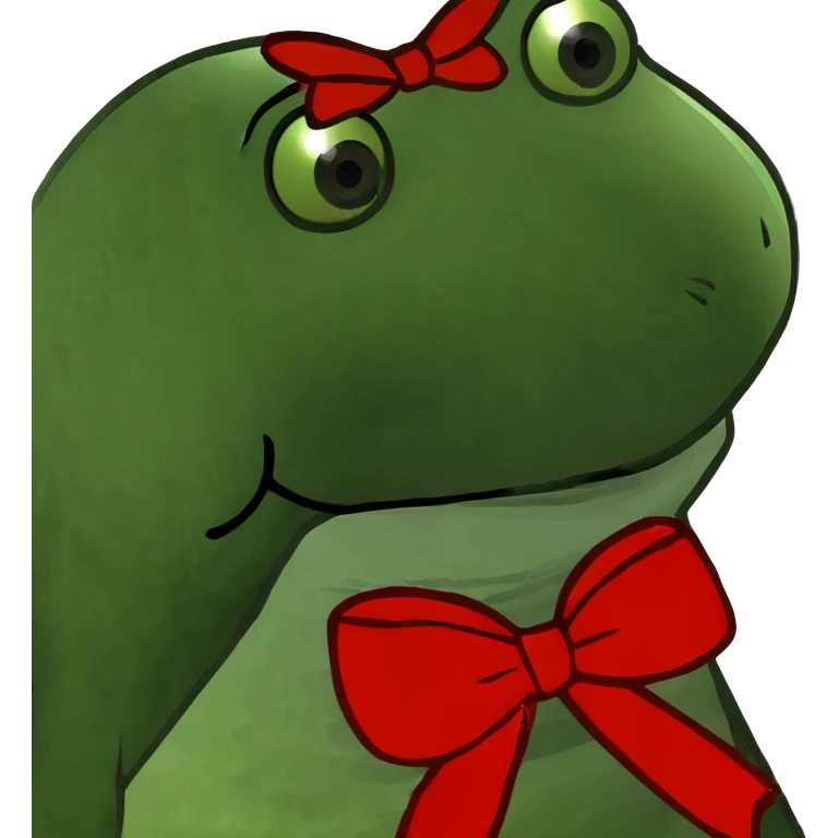 Red bow emoji