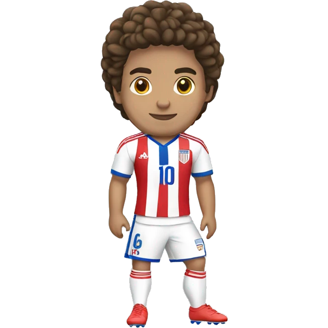 footballeur paraguay emoji