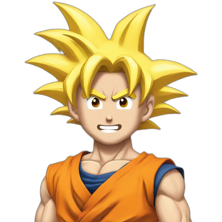 goku saludando emoji