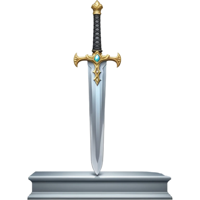 legendry sword on a showcase   emoji