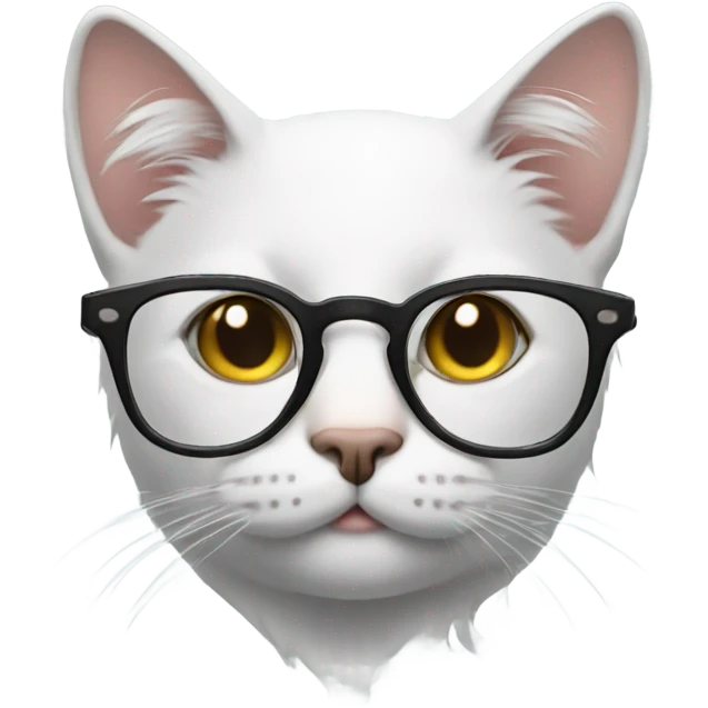 Cat with glasses emoji