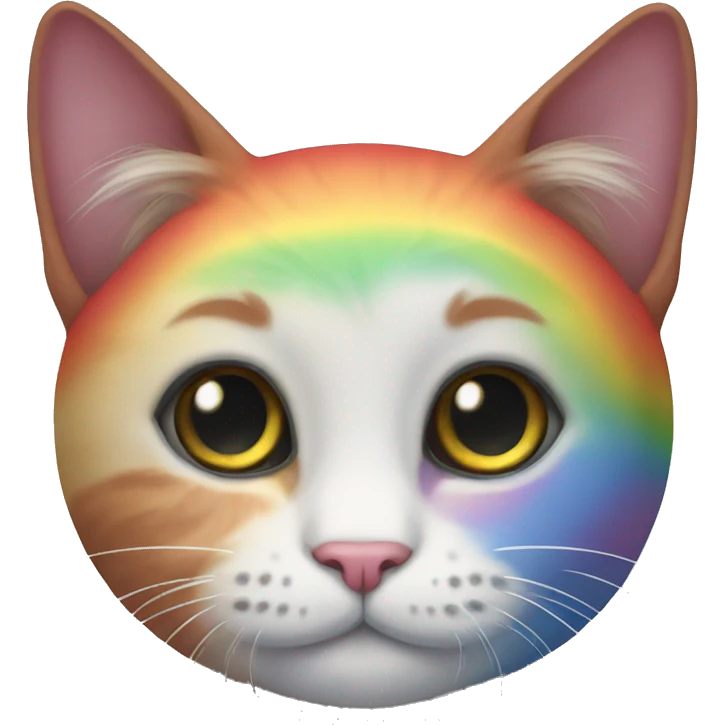 Rainbow cat  emoji