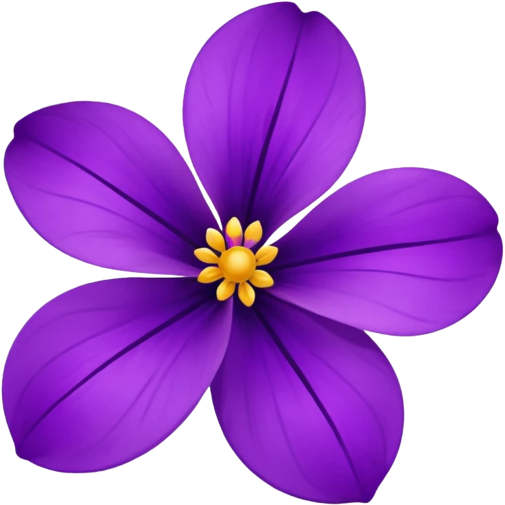 violet flower emoji emoji