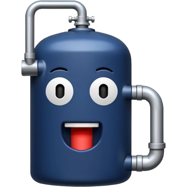 navy blue boiler emoji modern no face emoji