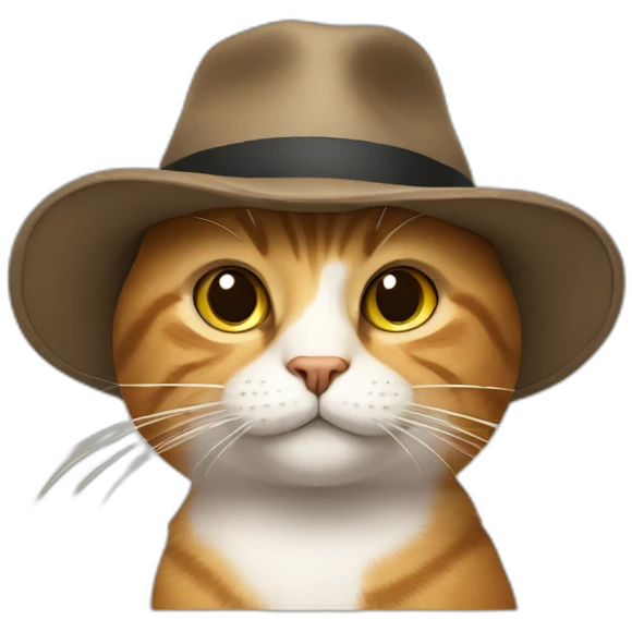 cat with a hat emoji