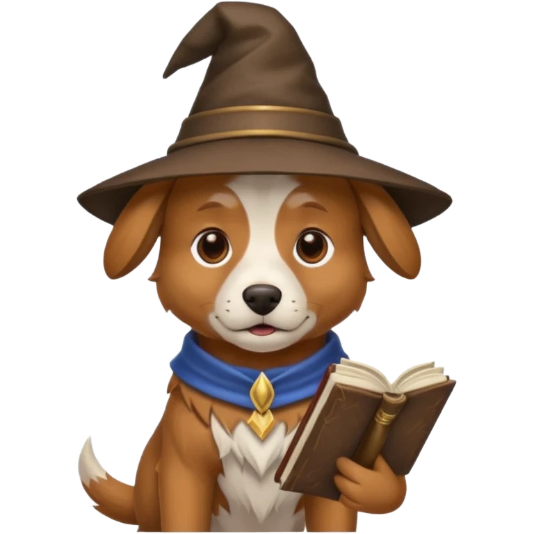 Dog wizard emoji
