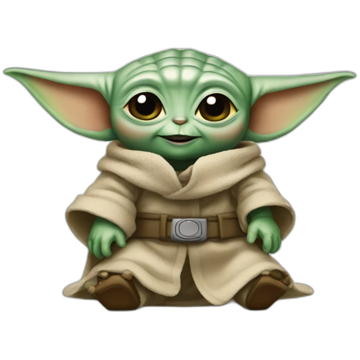 jolly baby yoda emoji