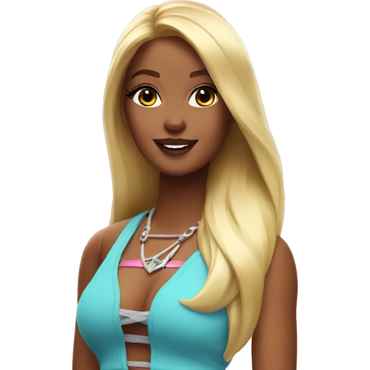 malibu barbie energy emoji