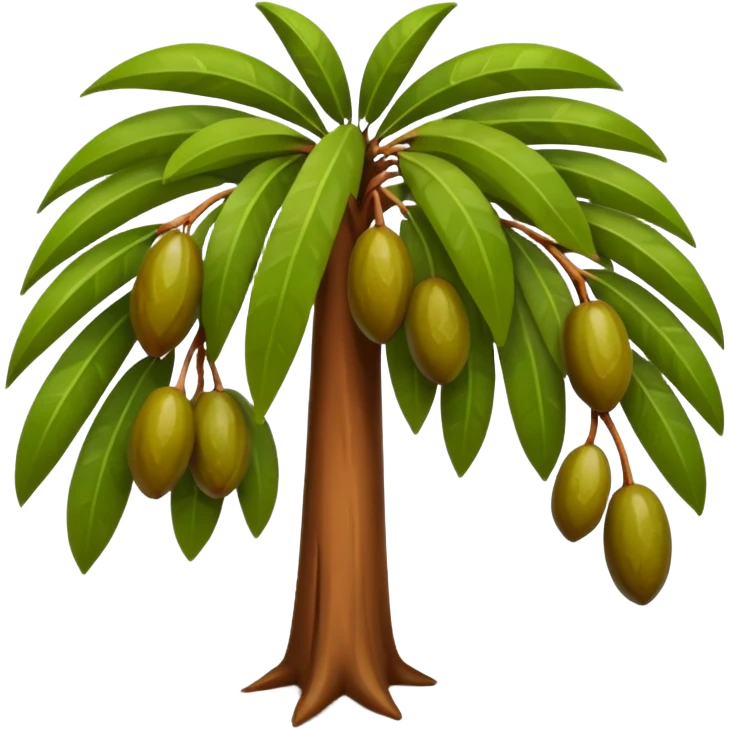 Dates tree emoji