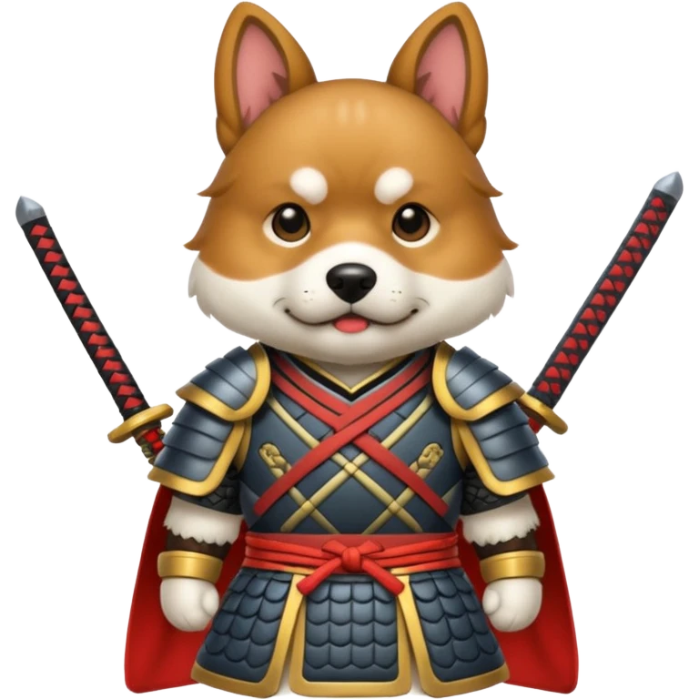 Dog samurai  emoji