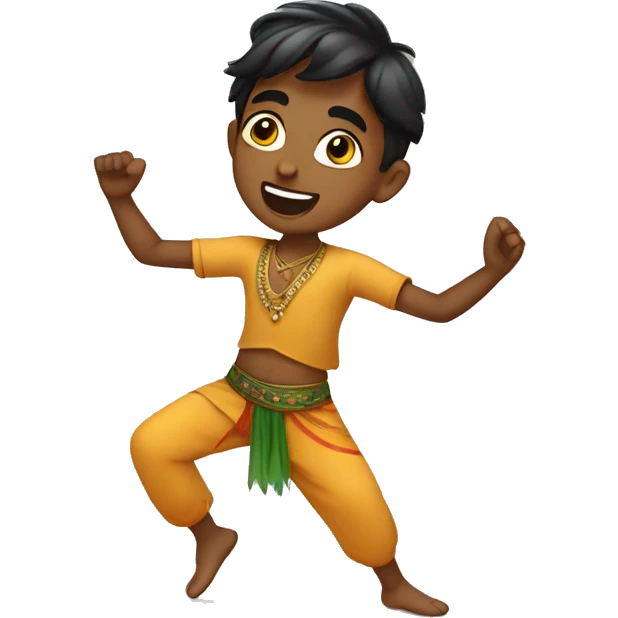 indian boy dancing emoji