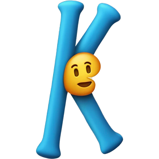 letter N with blue collor with a MAGIC STICK on him  emoji