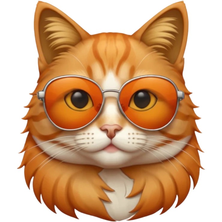 Cat wearing sunglasses emoji