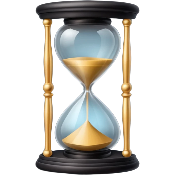 black Hourglasse emoji