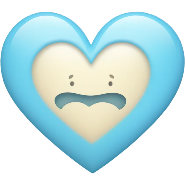 Light blue heart emoji