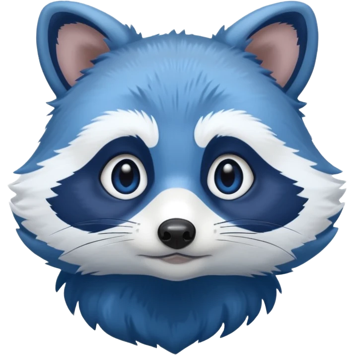waitor blue racoon emoji
