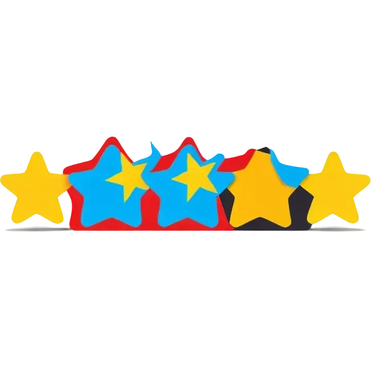 five stars in row emoji