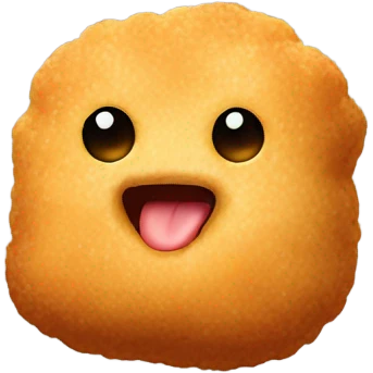 Chicken nugget brain emoji