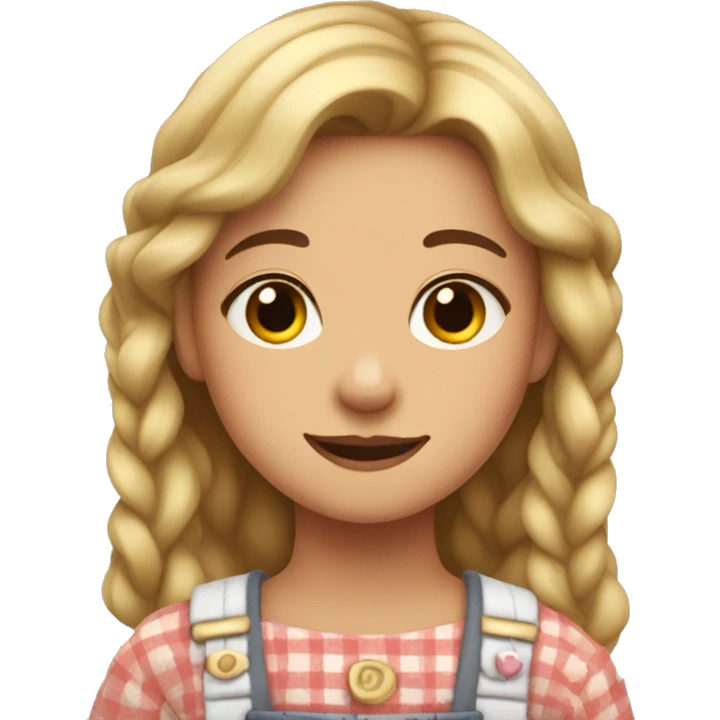Cottagecore girl emoji