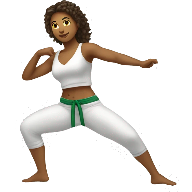 Capoeira mulher emoji
