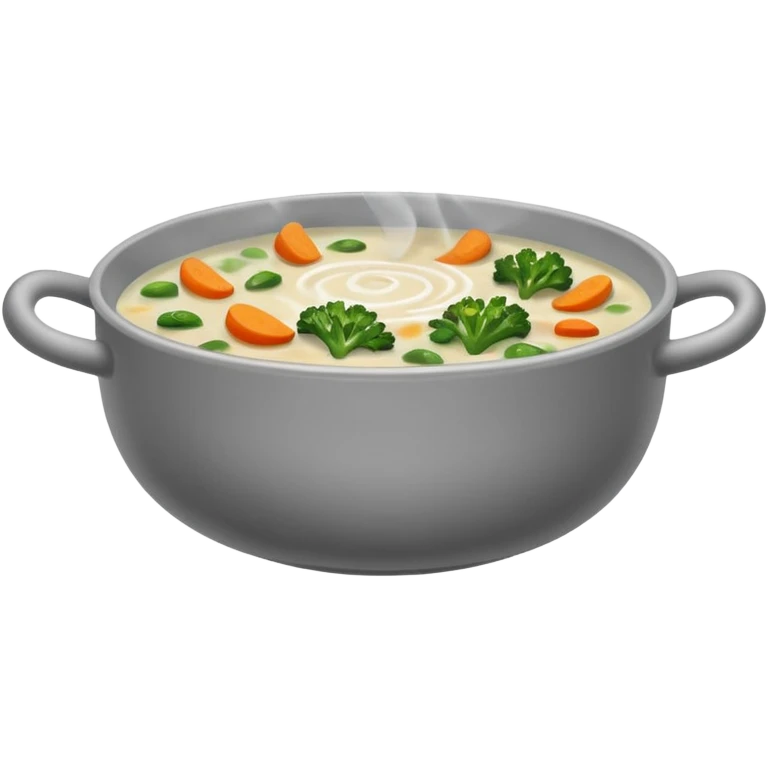 smoke coming through soup emoji