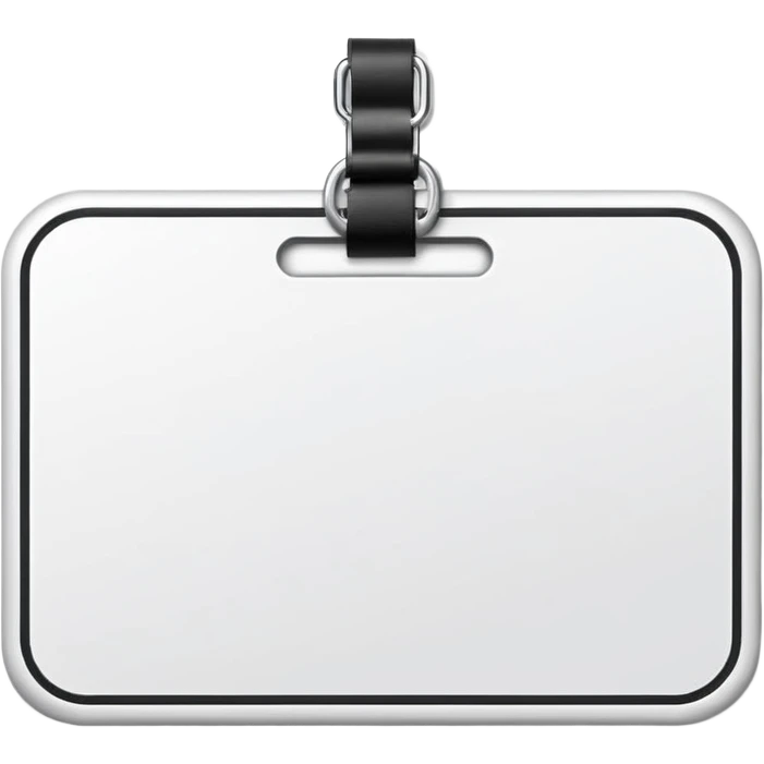 name tag emoji