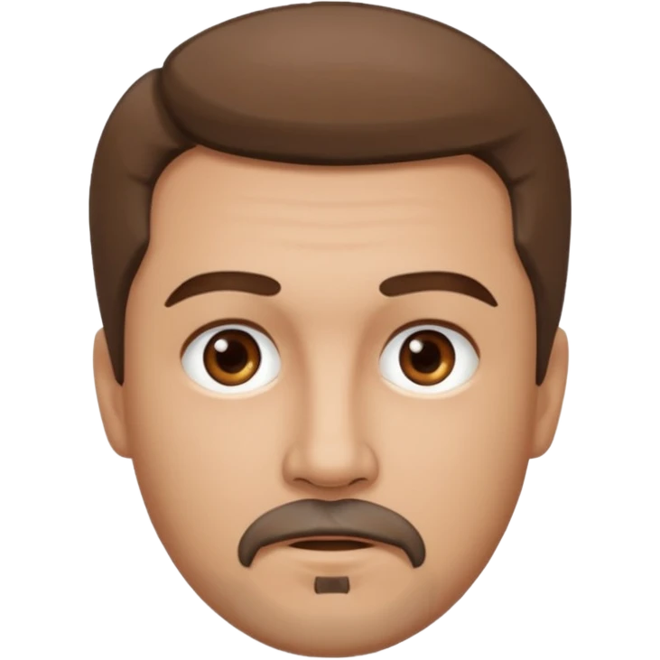 MALE, BROWN HAIR, GREY GOATY, ROUND FACE emoji