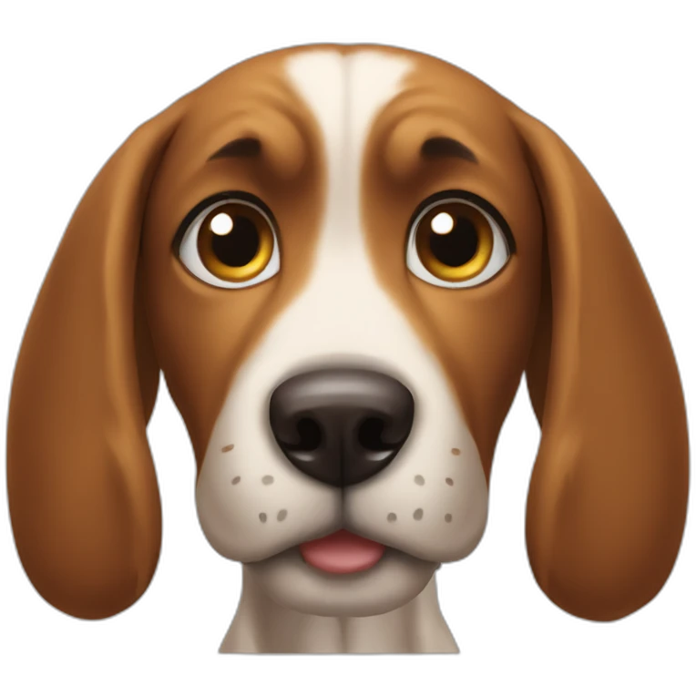 dog toughtful emoji