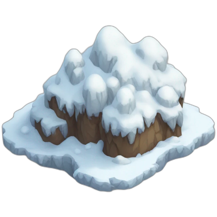 plateau neige emoji