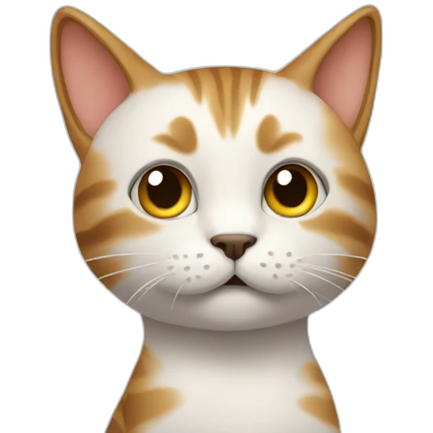 Cat take a question emoji