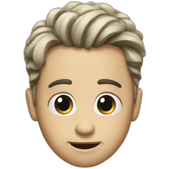 a really dumb person emoji