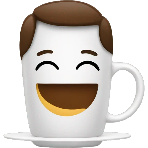 Sipping coffee  emoji