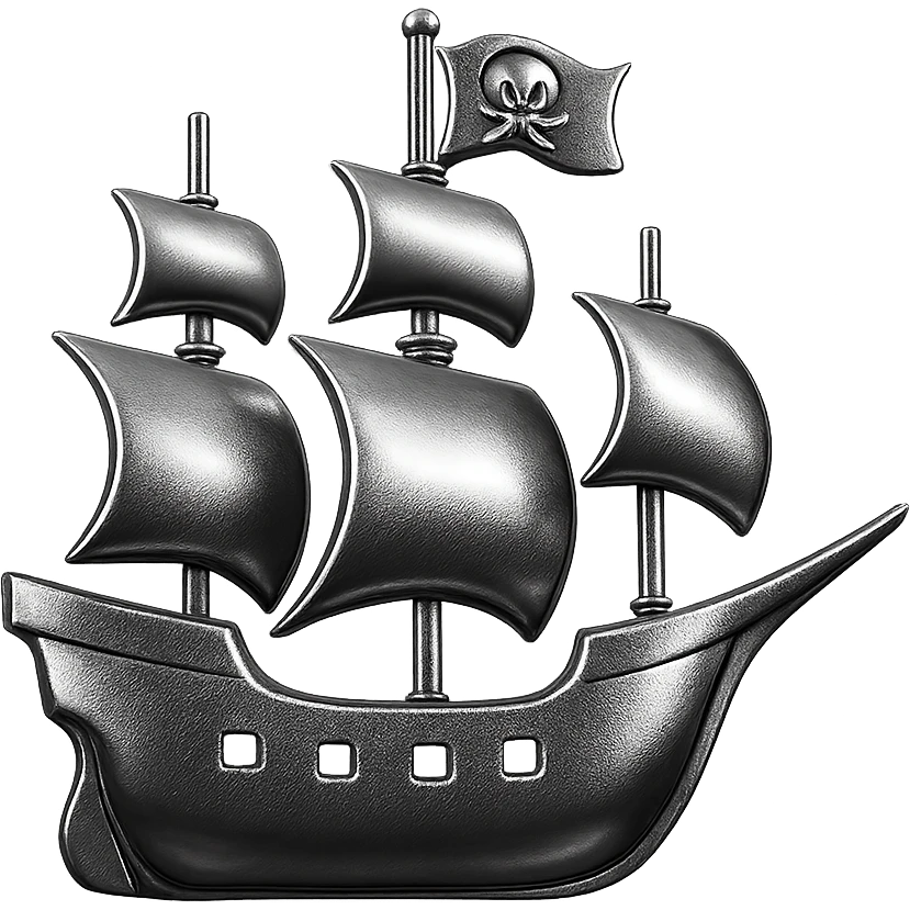 pirate ship emoji
