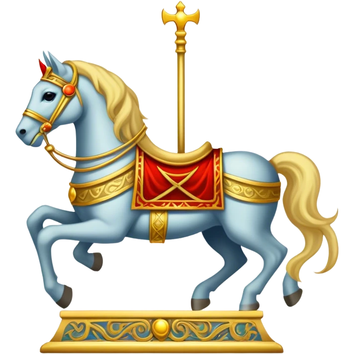 Tarot Card with the chariot on it  emoji