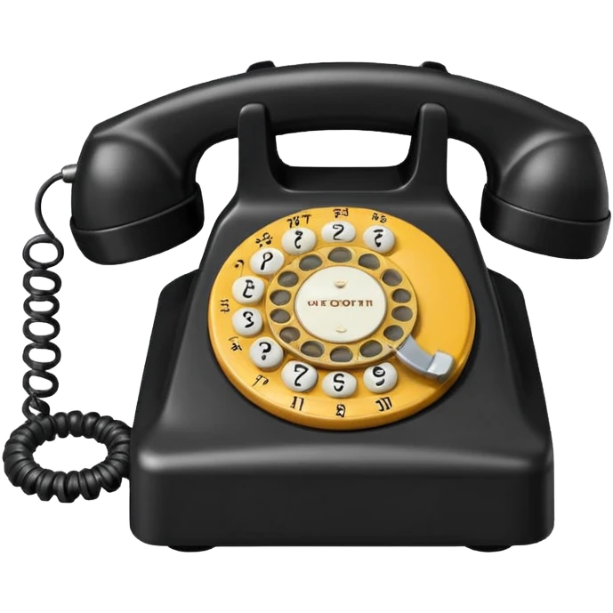 old phone 1970 emoji
