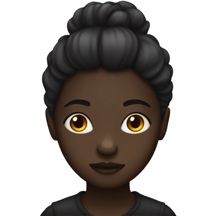 Dark girl  emoji