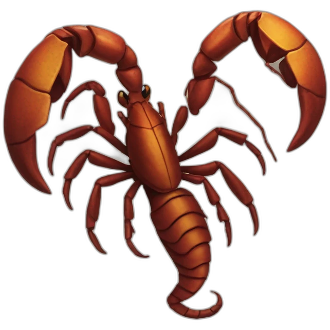 Scorpion heart broken emoji